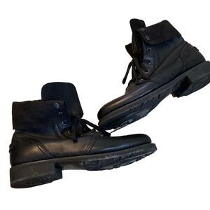 Harley Davidson Women’s Amaris Black Leather Motorcycle Boots Size 10